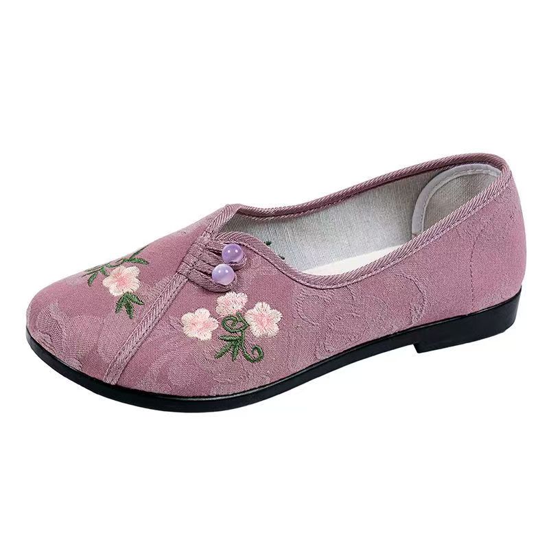 Chinese Style Women Flat sole  - đánh giá và giá Embroidery Shoes