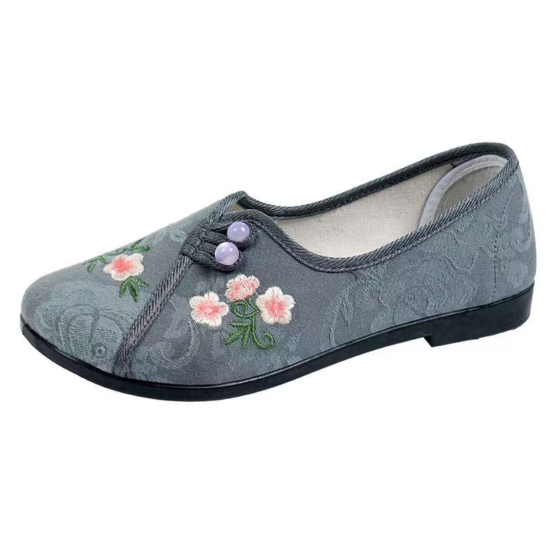Chinese Style Women Flat sole  - đánh giá và giá Embroidery Shoes