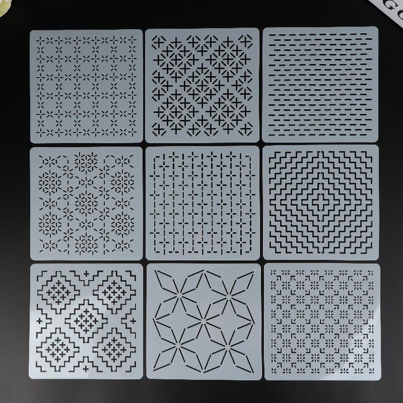 9/32Pcs Sashiko Embroidery Tem - đánh giá và giá Embroidery Motif