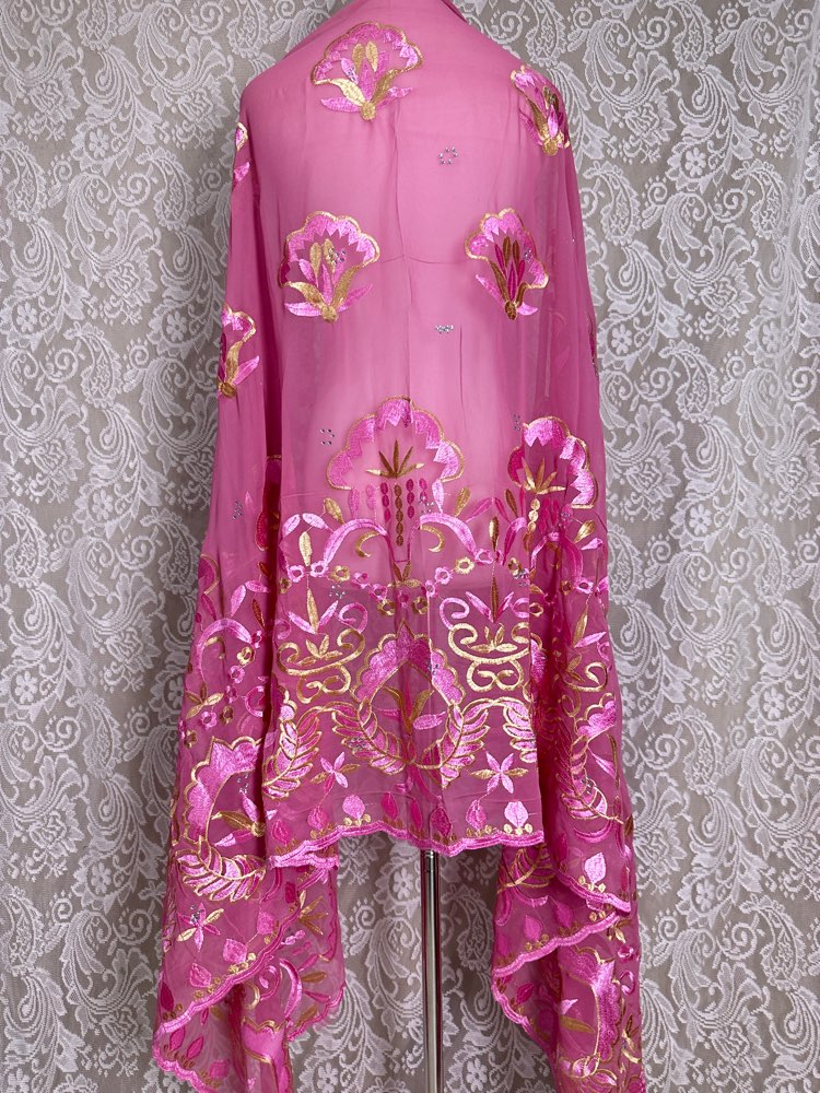African Muslim Hijab Scarf Who - đánh giá và giá Embroidery Pashmina