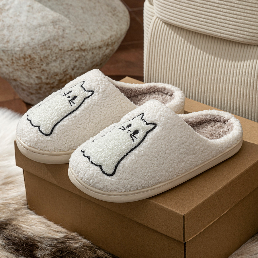 Fashion Cute Line Cat Exquisit - đánh giá và giá Embroidery Shoes