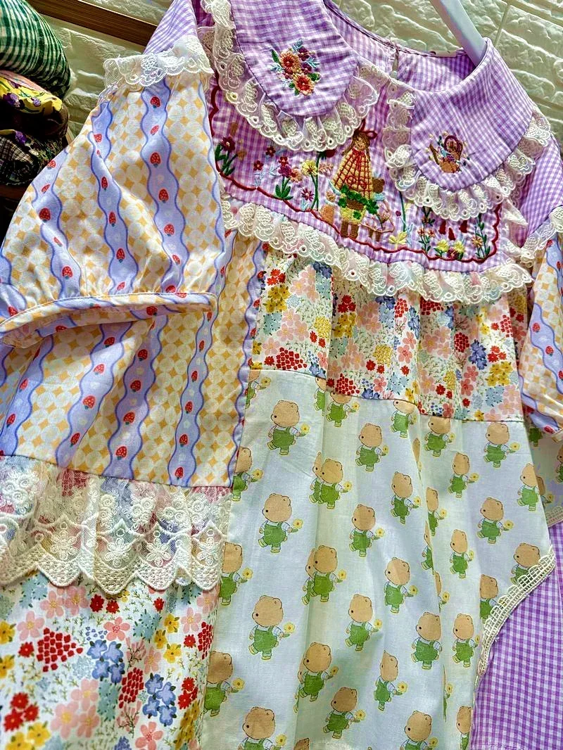 Vintage Sweet Cotton Patchwork - đánh giá và giá Embroidery Motif