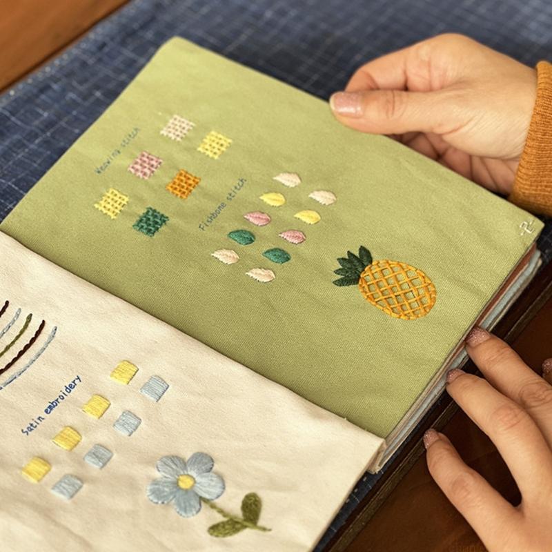Sách hướng dẫn khâu thêu vải t - đánh giá và giá Embroidery Guide Book