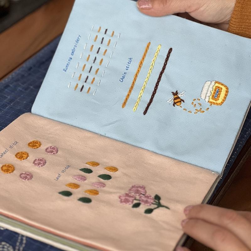 Sách hướng dẫn khâu thêu vải t - đánh giá và giá Embroidery Guide Book