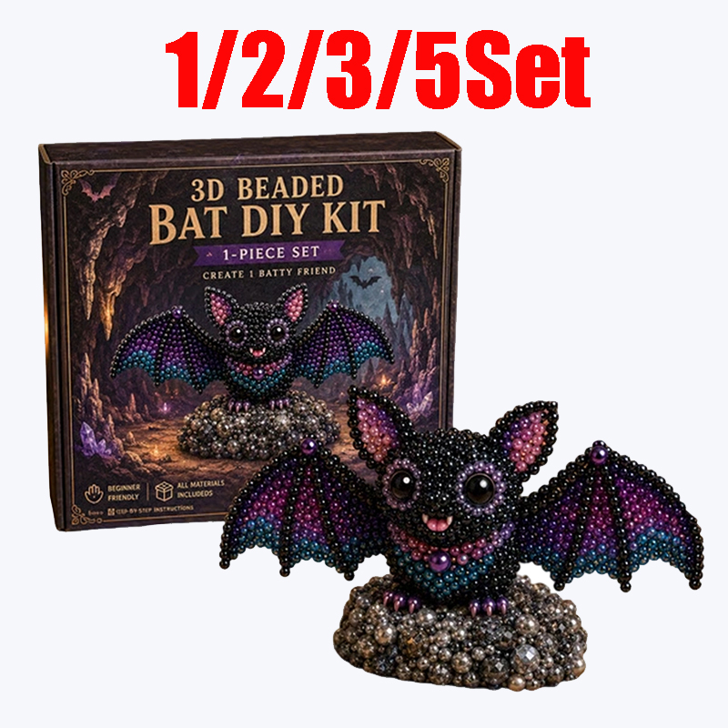 1/2/3/5Set 3D Beaded Bat Craft - đánh giá và giá Embroidery Paper