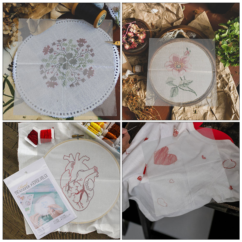 8Pcs Water Soluble Embroidery  - đánh giá và giá Embroidery Paper