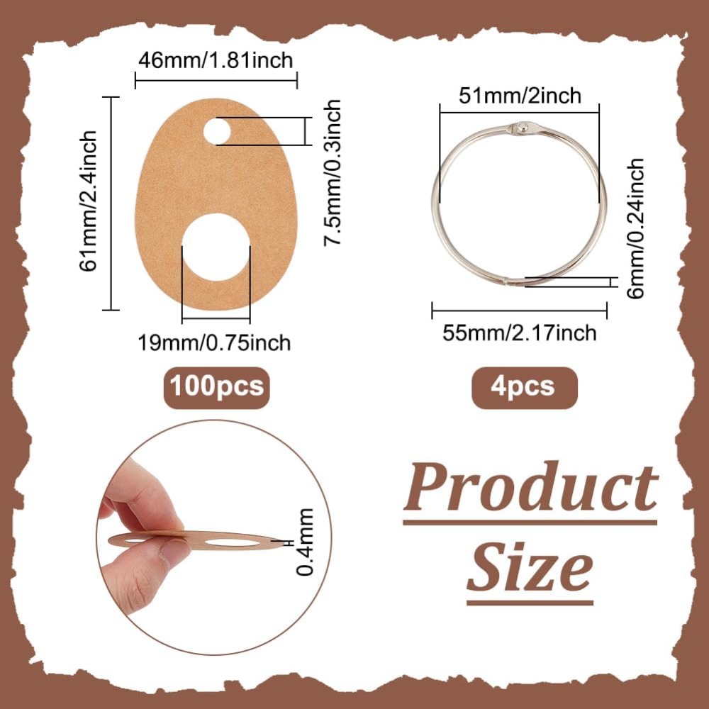 100Pcs Teardrop Floss Thread D - đánh giá và giá Embroidery Paper