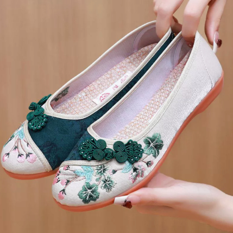Retro Chinese Style Women Canv - đánh giá và giá Embroidery Shoes