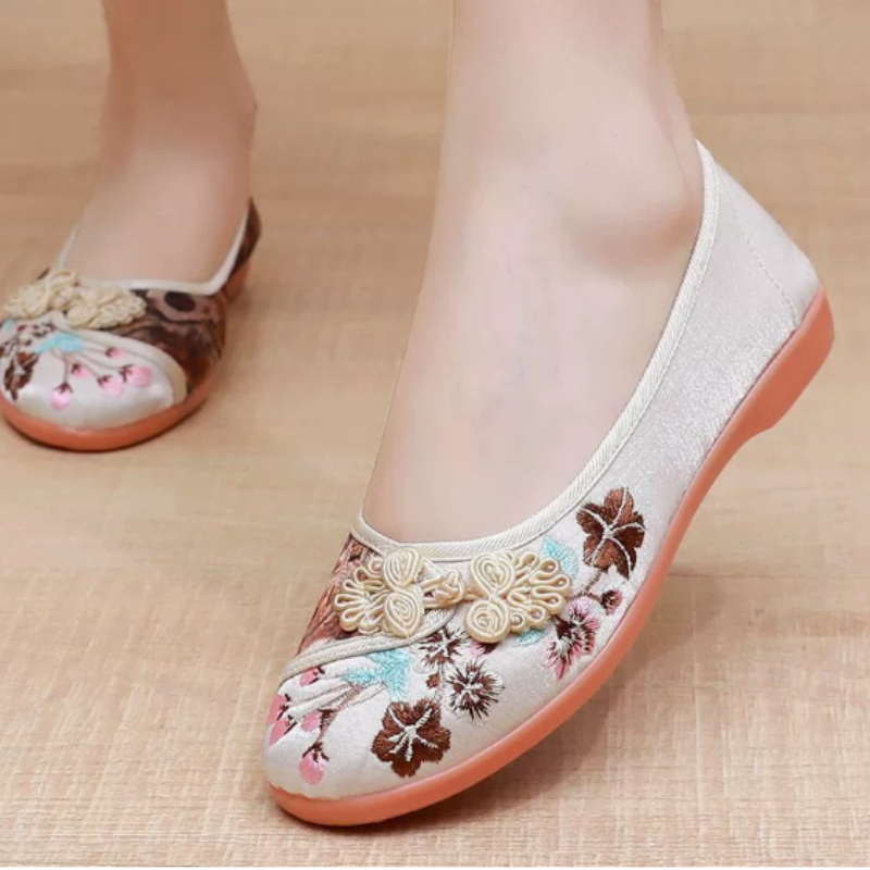 Retro Chinese Style Women Canv - đánh giá và giá Embroidery Shoes
