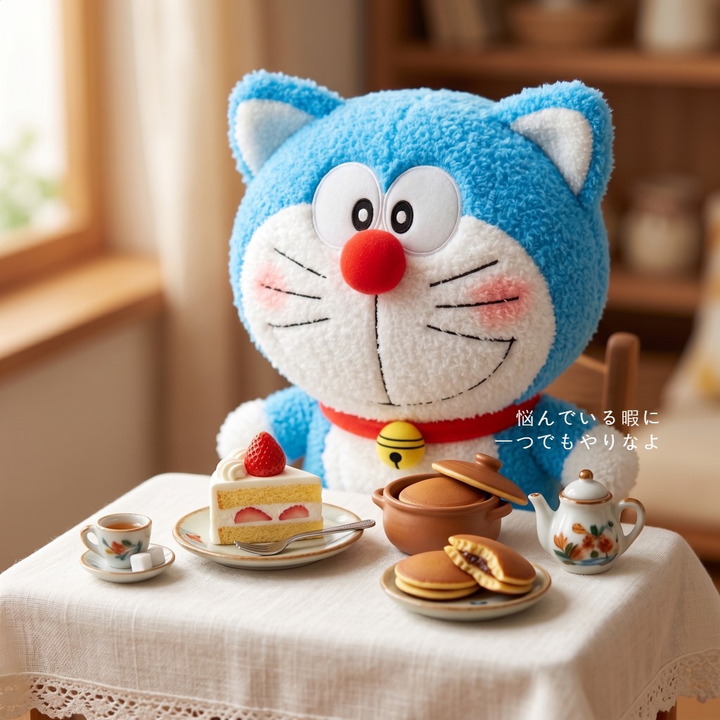 Cute Birthday Version Doraemon - đánh giá và giá Embroidery Design Love