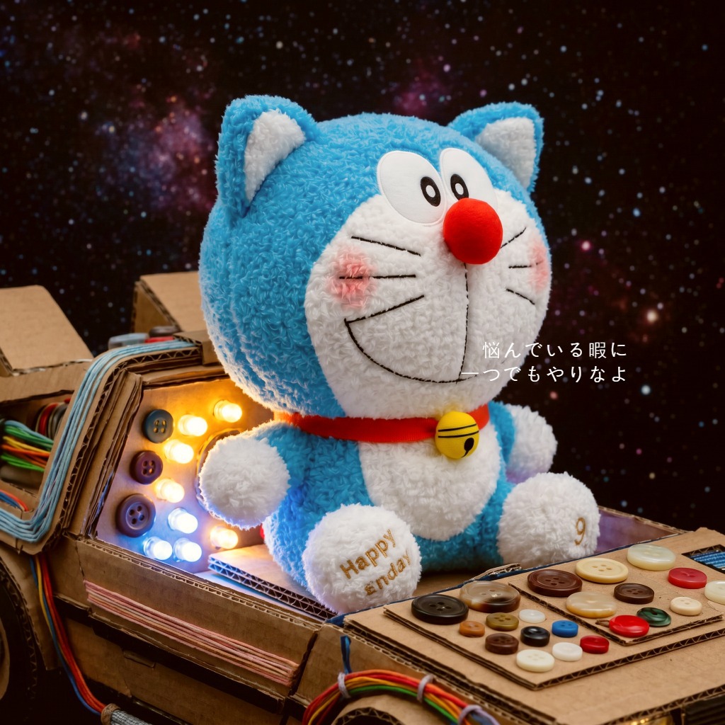Cute Birthday Version Doraemon - đánh giá và giá Embroidery Design Love