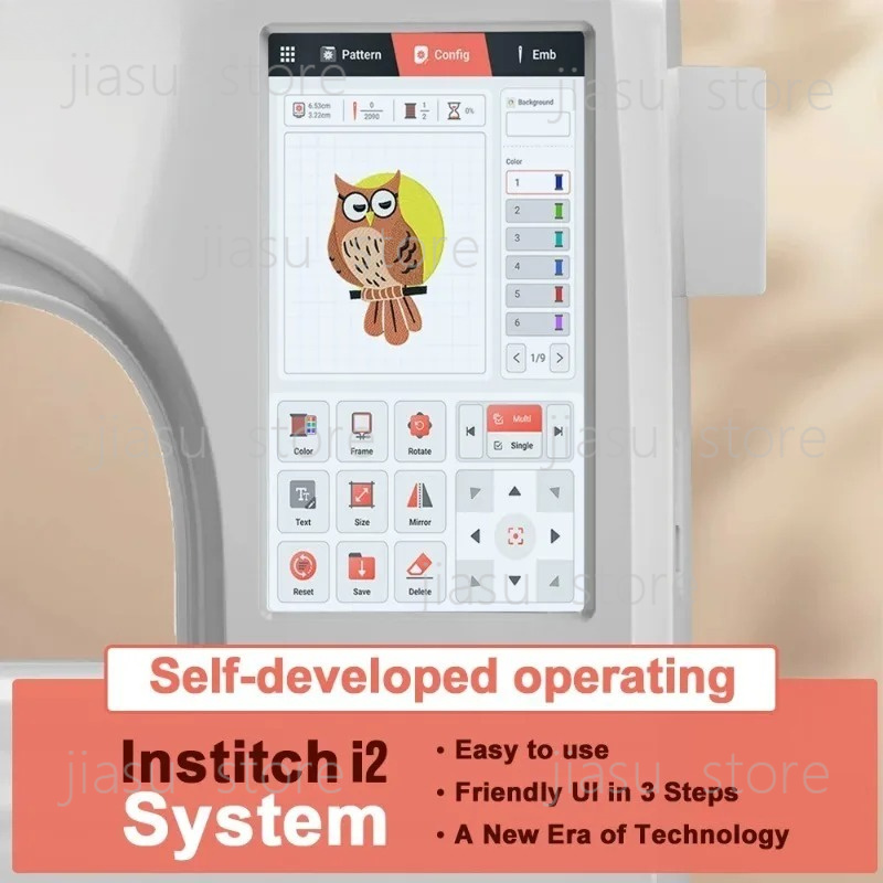 Poolin EOC05 Wholesale Multifu - đánh giá và giá Embroidery Machine Computerized