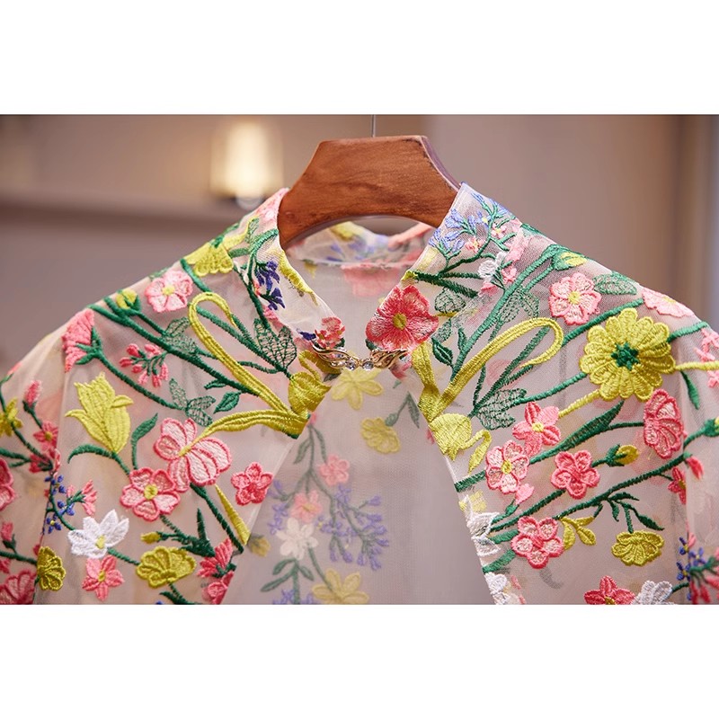 Women's Spring Summer Floral E - đánh giá và giá Embroidery Pashmina