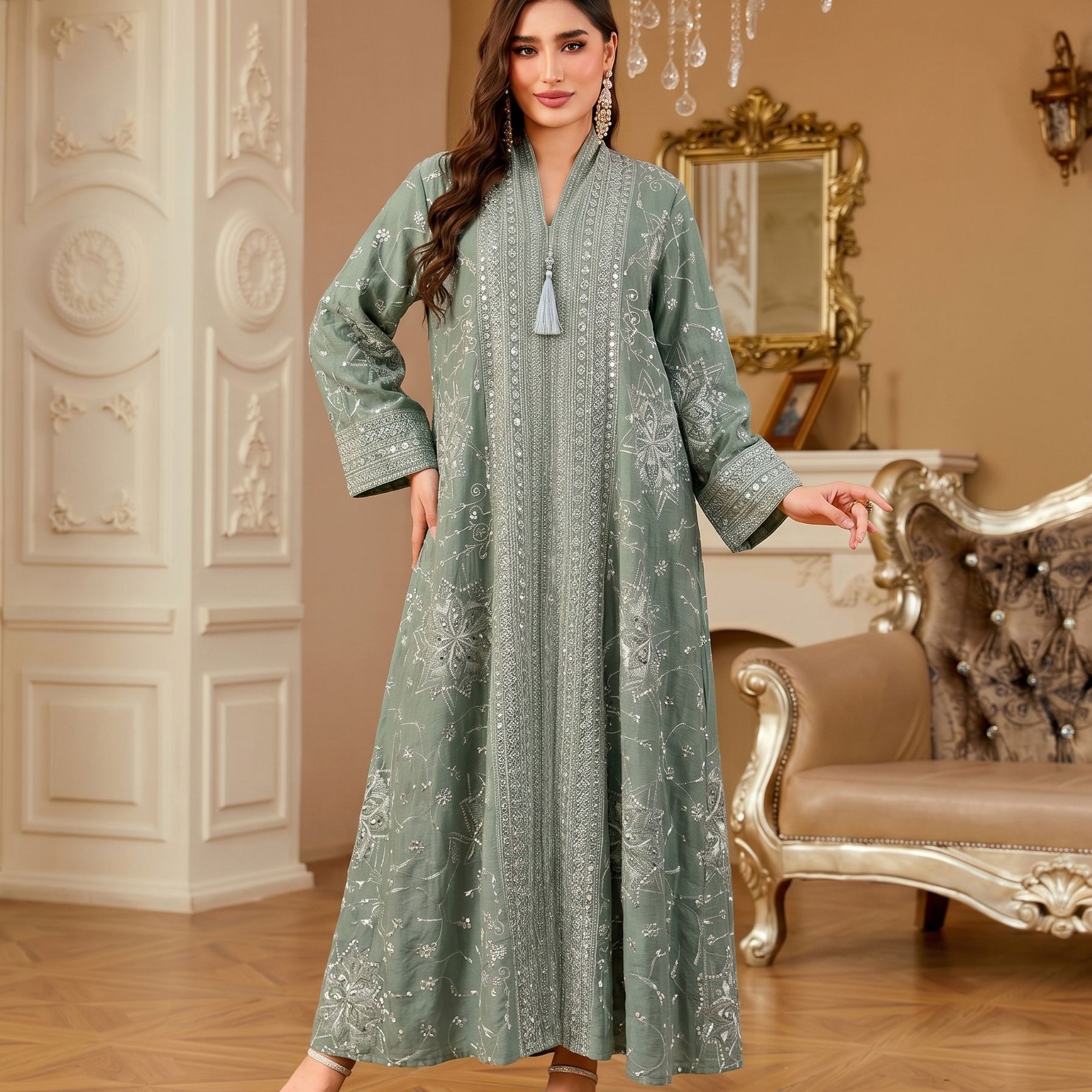 Kl2588 Women's Elegant Fashion - đánh giá và giá Embroidery Yellow Dress