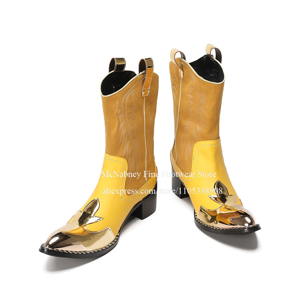 Yellow Gold Metal Toe Suede We - đánh giá và giá Embroidery Yellow